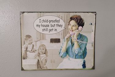 Wall Art, Metal Sign, Decor Print Tin Sign, Wall Decoration