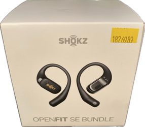 SHOKZ OPENFIT SE OPEN-EARTRUE WIRELESS EARBUDS Bundle With Carrying Case 1826989