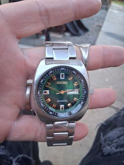 Seiko Automatic Watch Green Dial