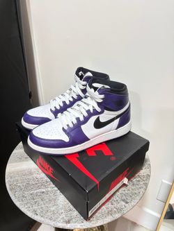 Jordan 1 purple court 2.0 7y