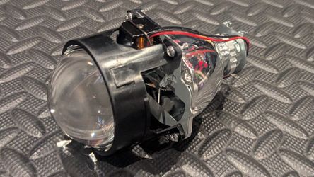 DDM Tuning Bi-Xenon Retrofit Mini H1 Projectors V2 Premium – 2.5" w/ Mini Gatling Gun Shrouds