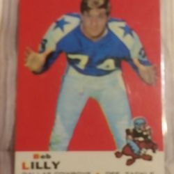 Bob Lilly Football Card