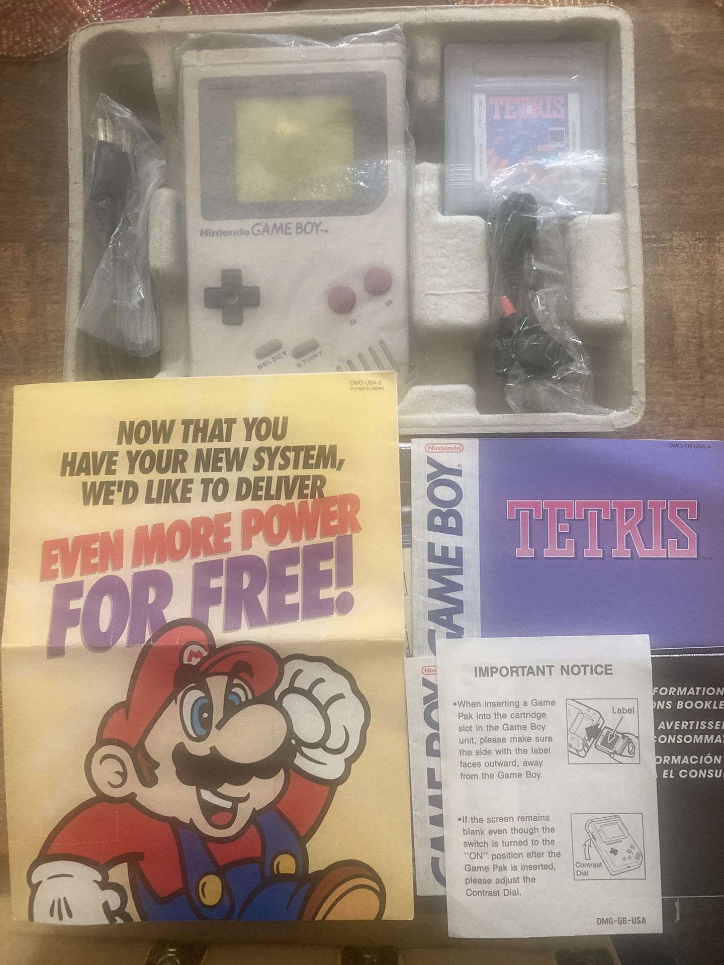  1989 Gameboy/Tetris