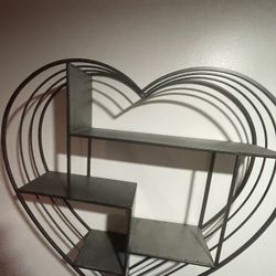 Unique Heart Shelf Wall Mounted 