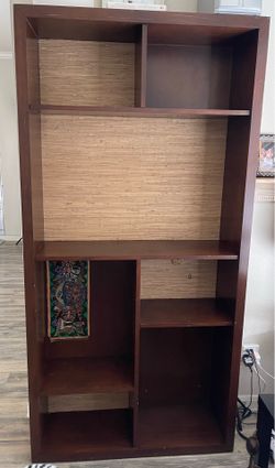 Wooden bookshelf 79,5” x 39,5” HBO movie prop