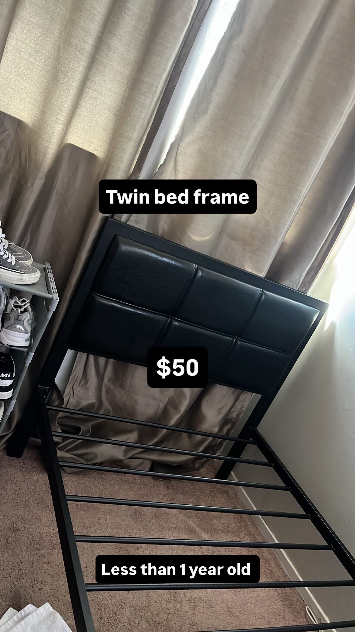 twin bed frame 