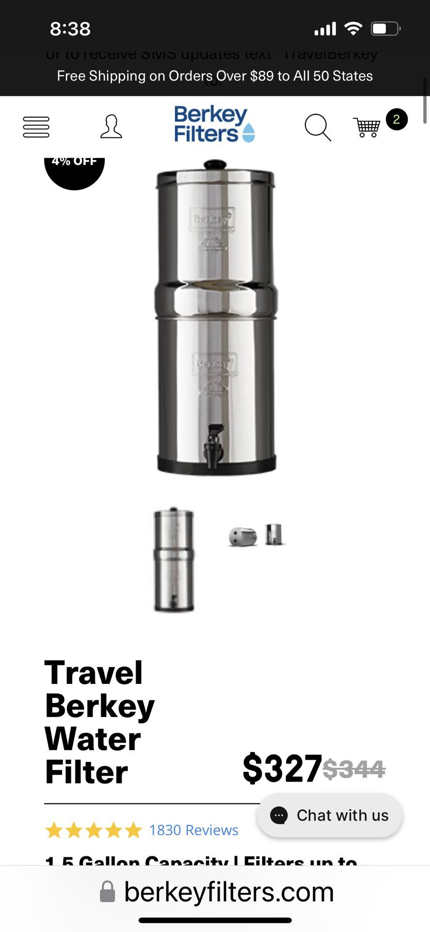 Berkey Water System