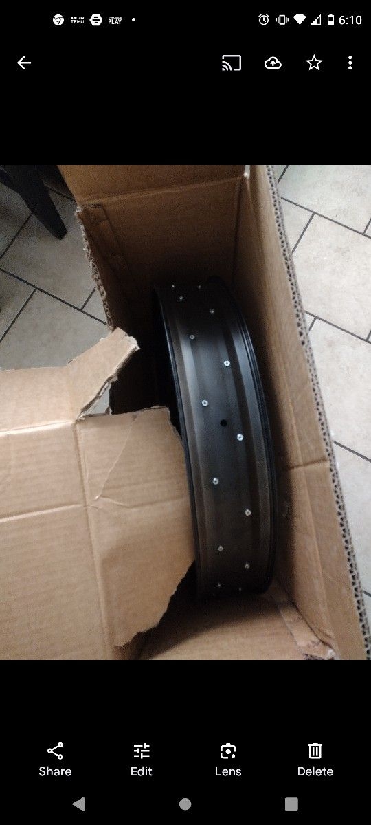 Fat Rim And Tube Brand New In Box First  $50.00 Gets It Firm On Price !!!