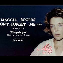 Maggie Rogers Don't Forget Me Tour Concert Tickets