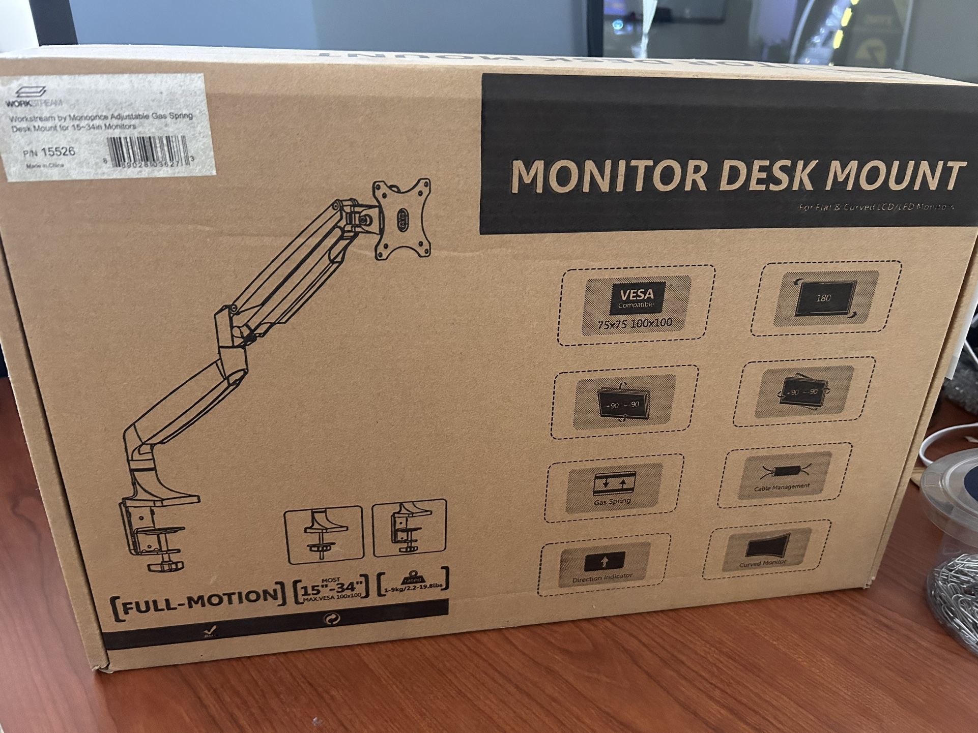 Work stream Monitor Desk Mount