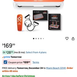 Power Fit Vibration Plate Accelerated Training Exercise Machine