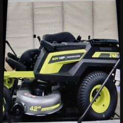 RYOBI 80V HP BRUSHLESS 42"LITHIUM ELECTRIC ZERO TURN RIDING MOWER NEW 