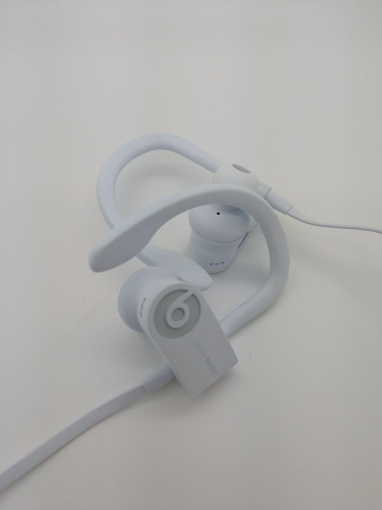 PowerBeats 3 Wireless Bluetooth Headphones Beats by Dr. Dre. White