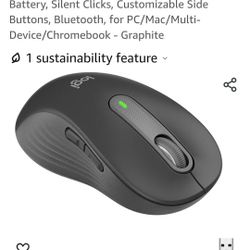 Logitech Signature M650 L Left Wireless Mouse - For Large Sized Left Hands, 2-Year Battery