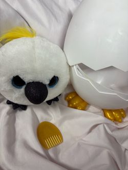 Hatchimals Cockatiel Plush with Egg and Comb