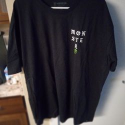 Monster Energy Shirt Blk 3x New