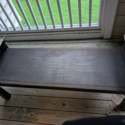 Outside Wooden Bench