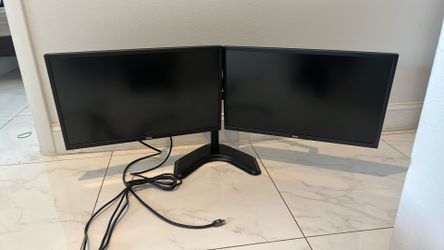 Two monitors + stand