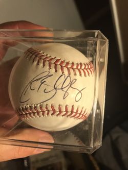 Chad Billingsley signed baseball