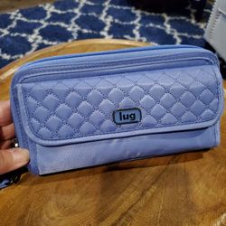 Lug Quilted Zip Up Wallet