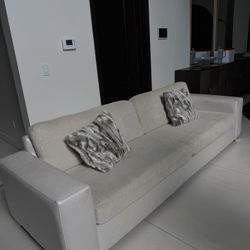 Custom-Made Sectional With Down Feather Cushions And High-Quality Very Chic