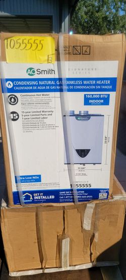 AO Smith Condensing Natural Gas Tankless Water Heater