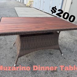 Muzarino Outdoor Dinner Table