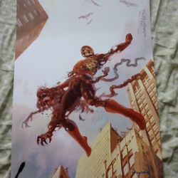Marvel Zombie Amazing Spiderman Art Signed By ARTHUR SUYDAM