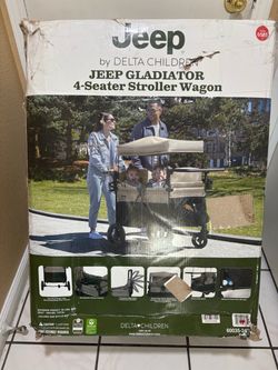 JEEP GLADIATOR 4 SEATERS STROLLER AND WAGON BRAND NEW