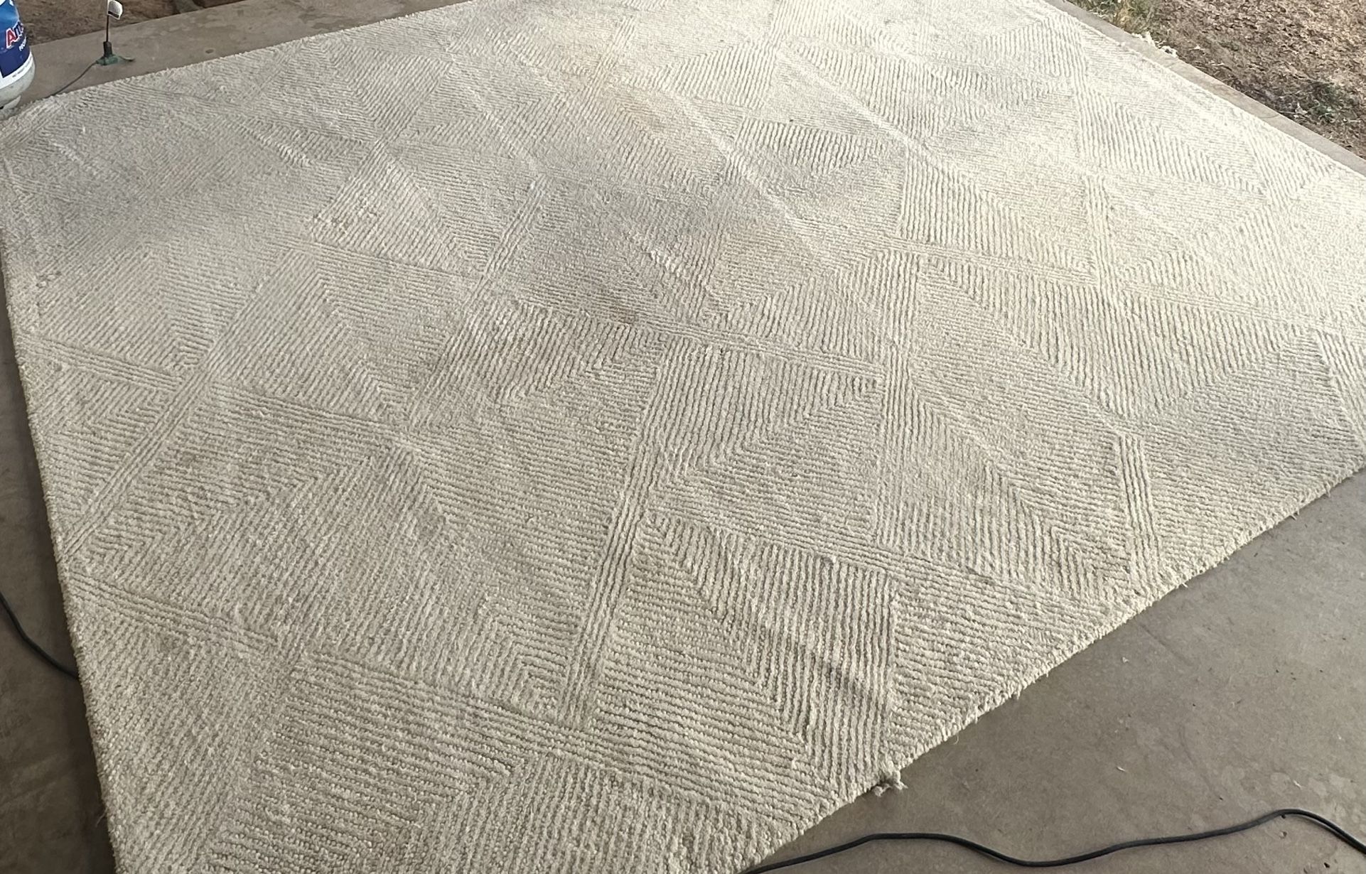Fieldcrest 8x10 Handmade Rug 