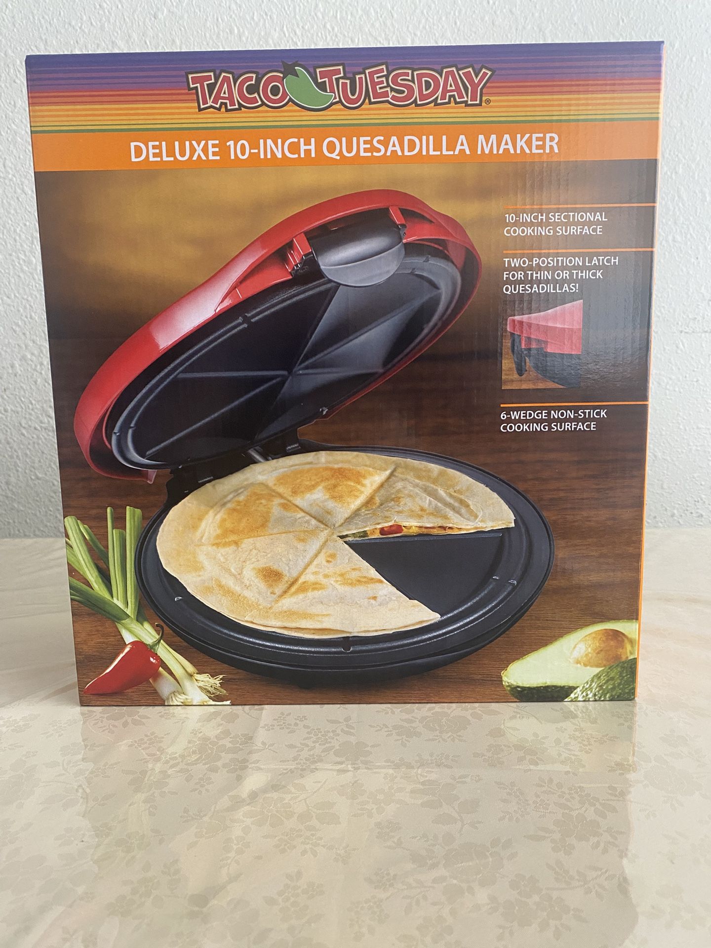 Taco Tuesday 8 Inch Quesadilla Maker
