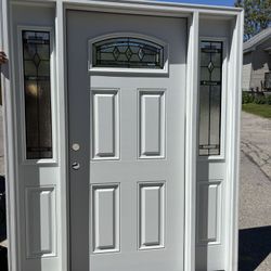 Front Door and Sidelites 64-1/2x 81-1/2