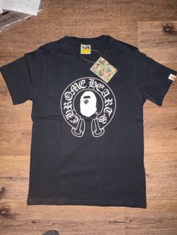 Chrome x Bape tee size small