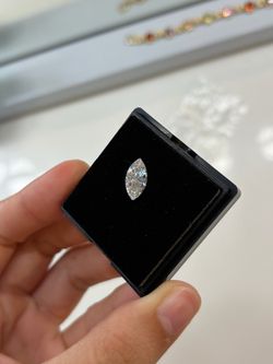2CT Marquise Cut Moissanite Loose Stone – D Color, VVS1 Clarity