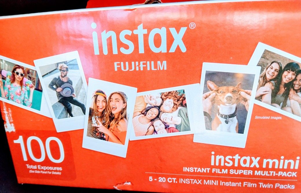 Instax Film Bundle: Mini (100) And Wide (20)