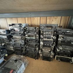 Collection Of Vintage 2 shaft Radios