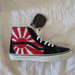 Deadstock New In Box! VANS CHRISTIAN HOSOI Rising Sun SK8 HI Top Shoes sz 10 supreme japan