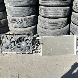 2013-2016 Chevy Malibu Condenser $150 Radiator Fan $120