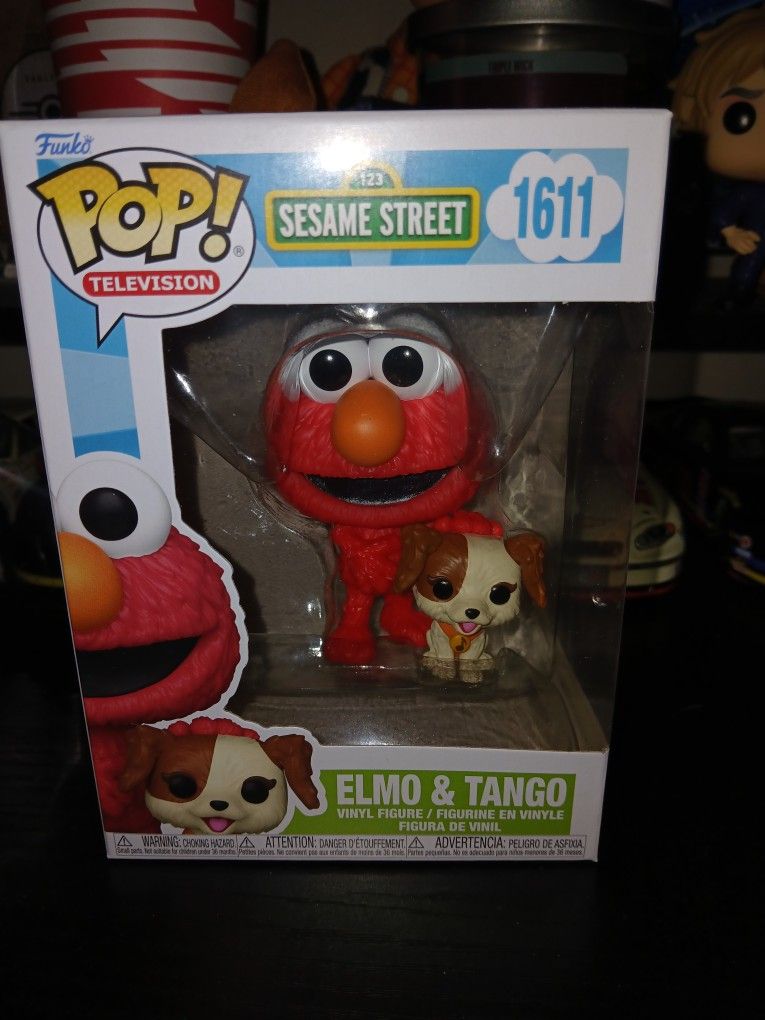 Brand New Sesame Street Elmo &Tango #1611 Funko Pop