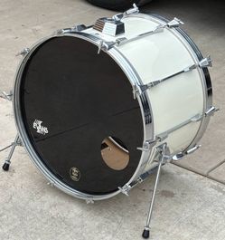 Tama Rockstar DX 24" Bass Kick White MADE IN JAPAN for drum set