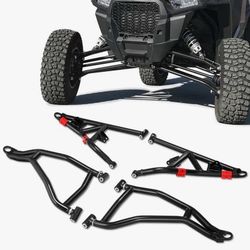 Pair of Front Upper & Lower A-Arms  14-23 Polaris RZR XP 1000, Turbo, 4 XP 1000, Turbo