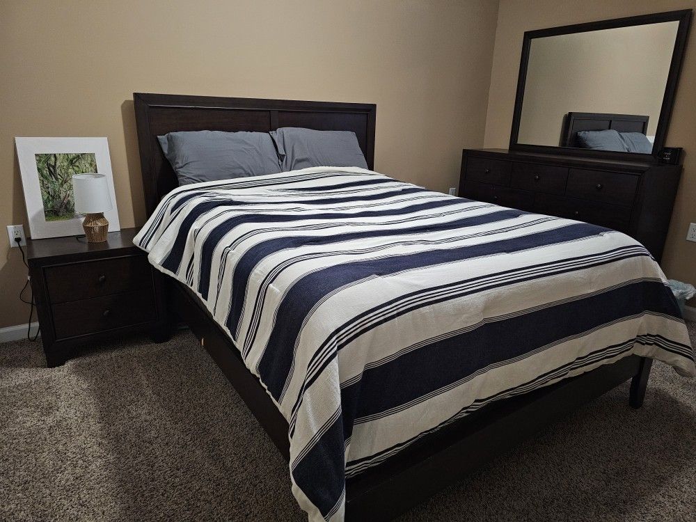 Espresso Brown Bedroom Furniture Set