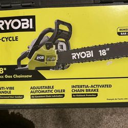 CHAINSAW  RYOBI 38CC 18"BAR 