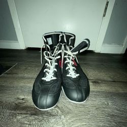 Size 11.5 Nike Boxing Shoes Machomai 2 Painted Red On The Nike Logo 