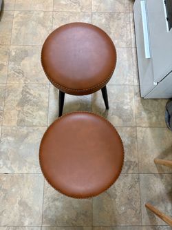 2 Brown Stools