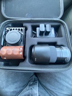 Sony a6500 with Sony lens 55-210 E-mount