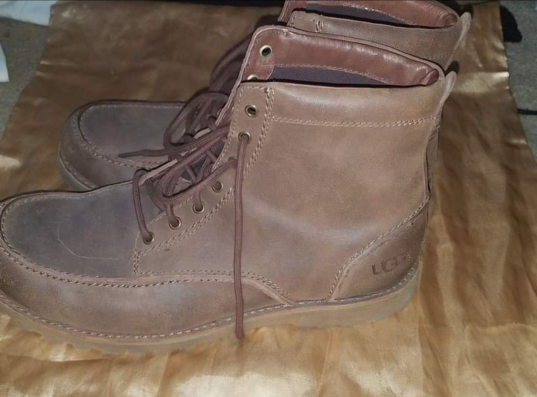 mens size 13 leather ugg boots