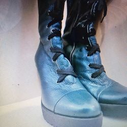 Vintage Leather Combat Boots