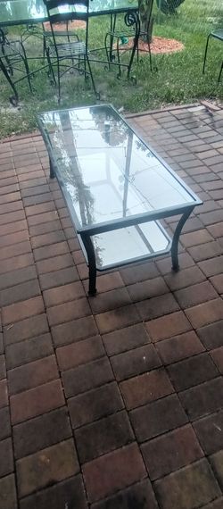 BLACKFRAME  GLASS TOP & GLASS BOTTOM