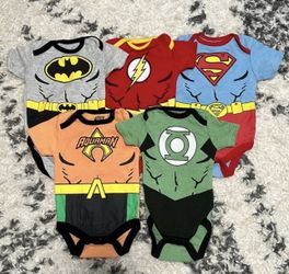 Justice League Onesies (3-6 months)